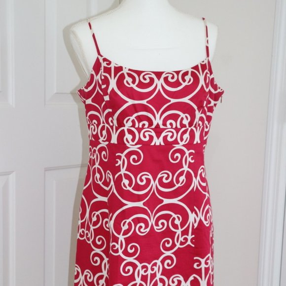 Ann Taylor Dress Spaghetti Strap with Matching Shrug Sweater Size 12P - Picture 2 of 14